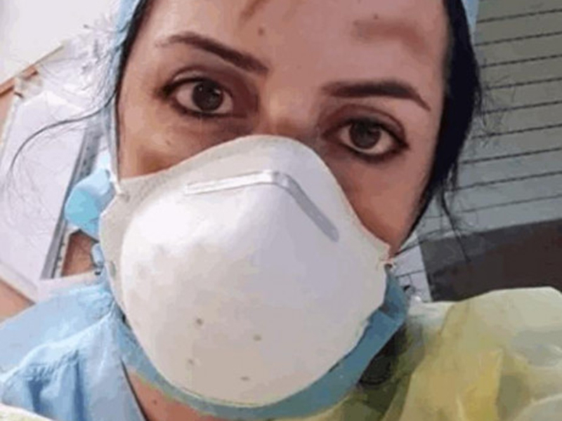 صور تكشف شكل وجوه الأطباء الإيطاليين المحاربين لـ"كورونا"